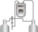 Oxygen concentration and gas detector (with alarm)