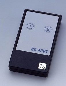 【生産終了品】 特定小電力　2点式リモートコントロール（リモコン）スイッチ　送信機 RC-426T
