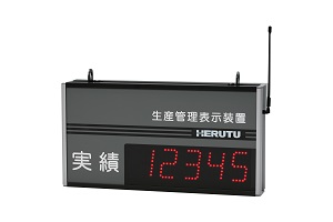 【生産終了品】無線式 中型5桁1項目 両面表示 生産管理表示装置 21DEW-1-429